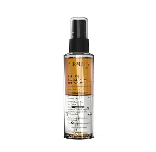 AURODHEA Bi-phase Regenerating Hair Spray with Hyaluronic Acid and Vitamin E - 100 ml