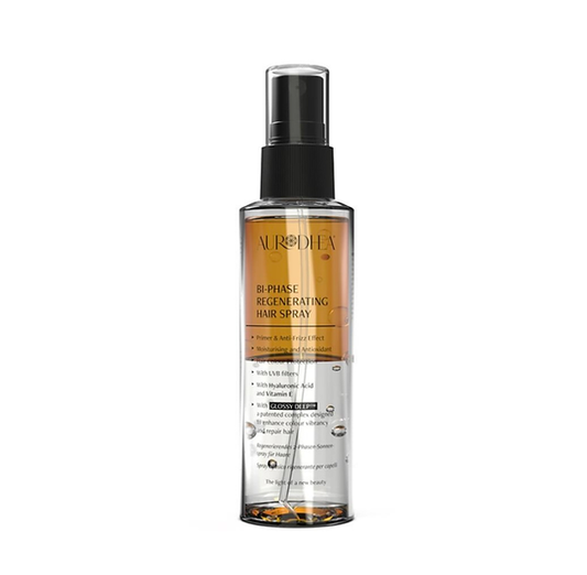 AURODHEA Bi-phase Regenerating Hair Spray with Hyaluronic Acid and Vitamin E - 100 ml